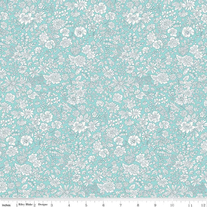 Liberty Quilting Cotton - Emily Belle in Mermaid