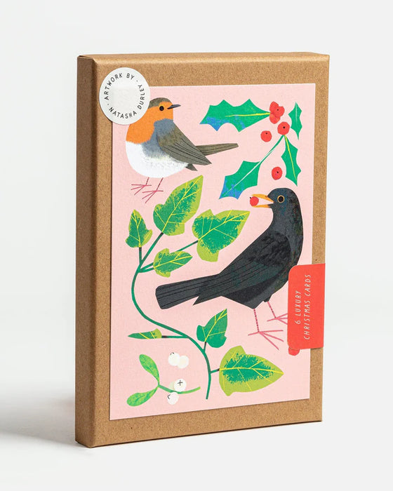 Holiday Card Set of 6 by Sunny Beast - Winter Scenes