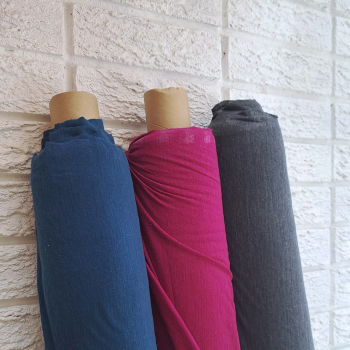 Merino Wool Superfine Jersey in Charocal Mix