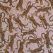 Close up of fabric print with Leopards on Red Leopard Spots