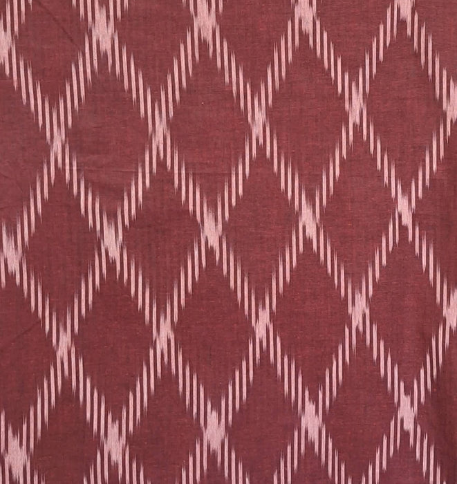 Indian Cotton 2026 - Ikat Woven Cotton in Mulberry