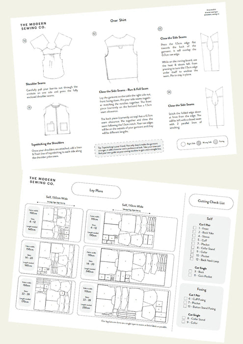 Modern Sewing Co - Over Shirt [Digital Download]