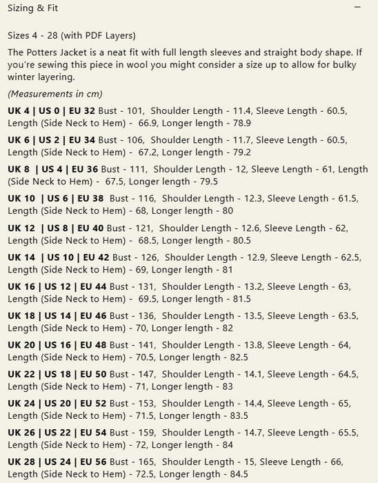 Modern Sewing Co - Potters Jacket [Digital Download]