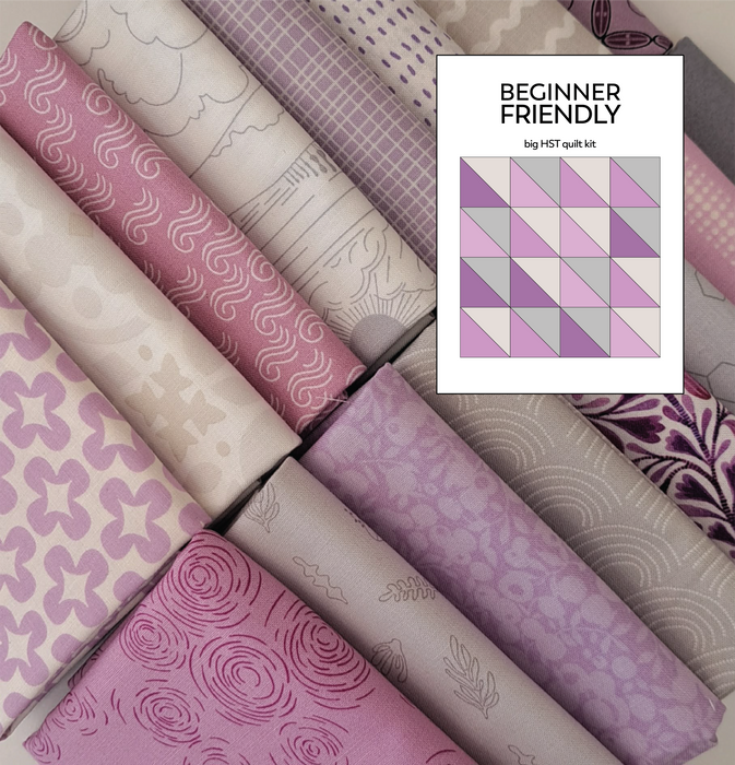 New Big HST Quilt Kits - Choose Your Colour Combination