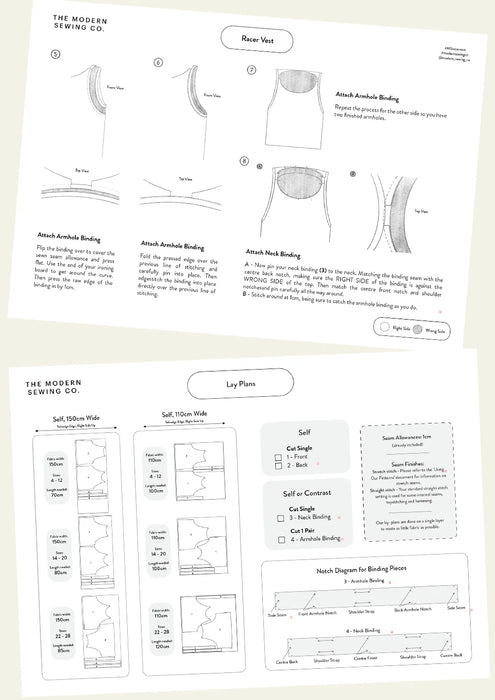 Modern Sewing Co - Racer Vest [Digital Download]