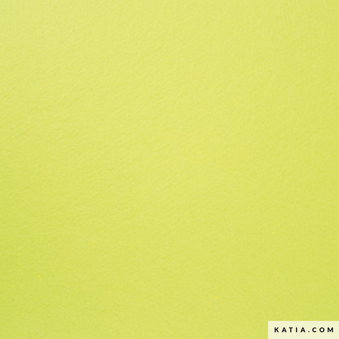 Katia Recycled Felt - by the half yard - in Fluorecent Yellow - PICK UP ONLY