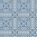Blue and white floral patterned fabric texture