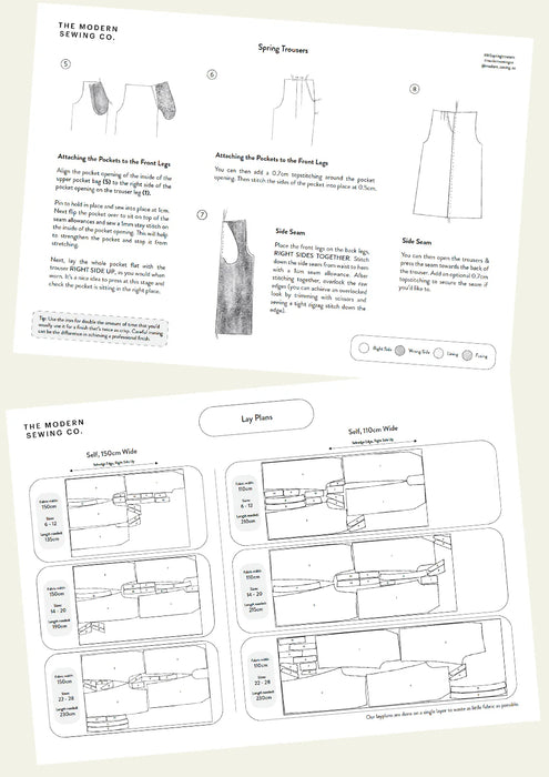 Modern Sewing Co - Spring Trousers [Digital Download]