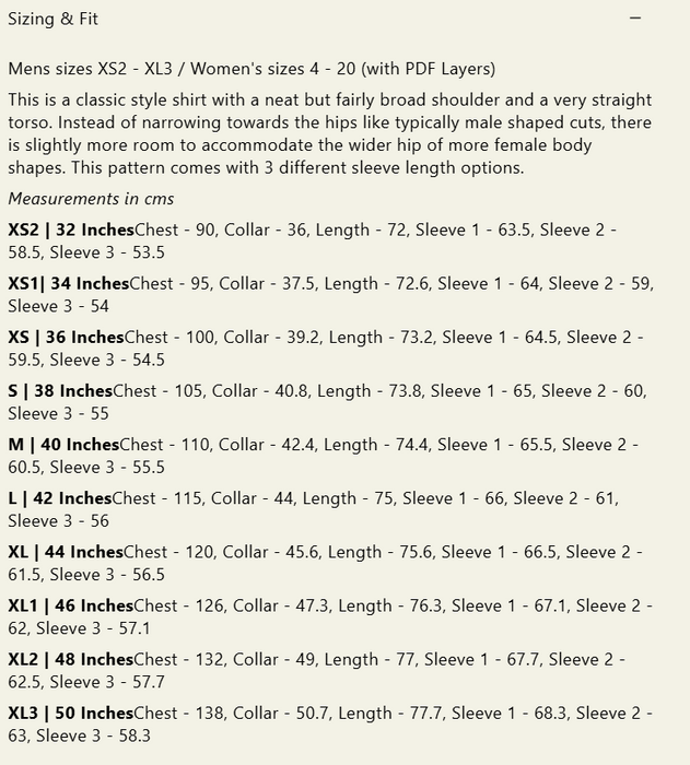 Modern Sewing Co - Unisex Shirt [Digital Download]