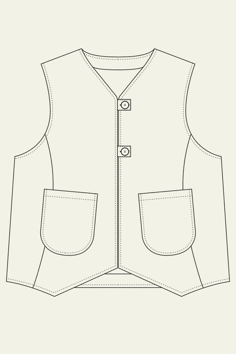 Modern Sewing Co - Devon Waistcoat [Digital Download]