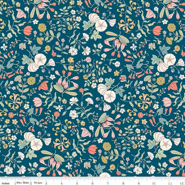 Liberty Quilting Cotton - Everlasting - Wildflower Field in A