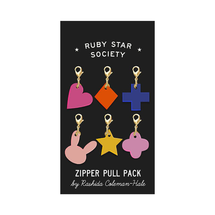 Woodland Zipper Pulls by Rashida Coleman-Hale for Ruby Star Society