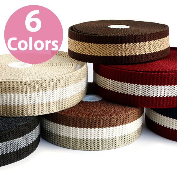 Japanese Webbing - Thick Woven 38mm webbing
