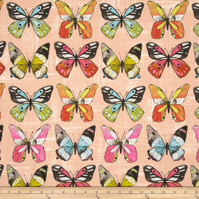 Special Buy - Michael Miller Flutter Fly  in Coral