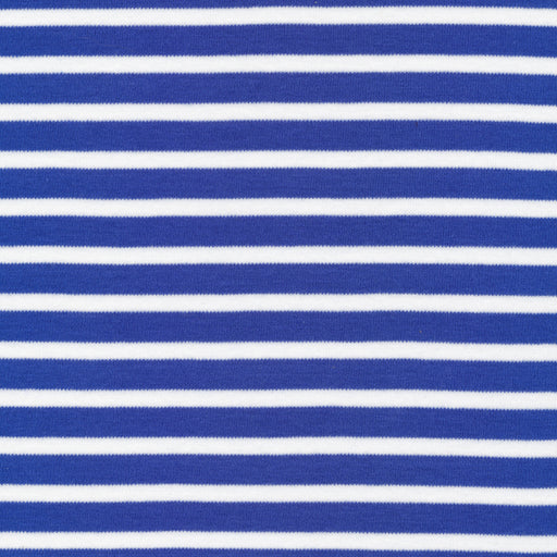 Cloud 9 Organic Cotton KNITS - Colorful Stripes Blue