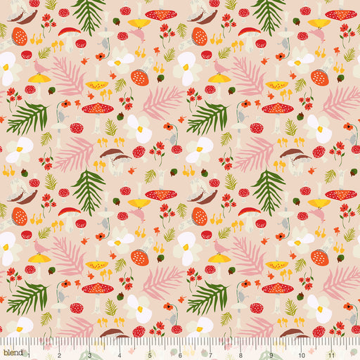 Blend Fabrics - Enchanted - Forage in Pink