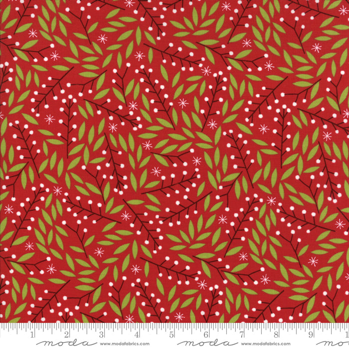 Merriment by Gingiber for Moda - Holly Berries in Berry