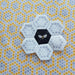 Bee Inspired by Deb Strain Honeycomb Harvest Grey