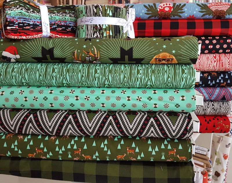 Tula Pink Holiday Homies - Check Yourself Pine