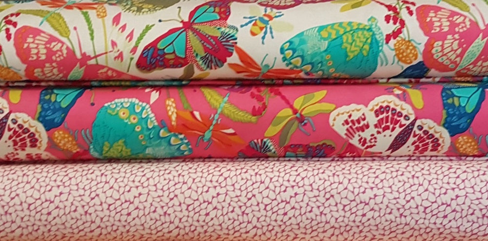 Butterfly Dance by Sally Kelly - Floral Dance in Multi