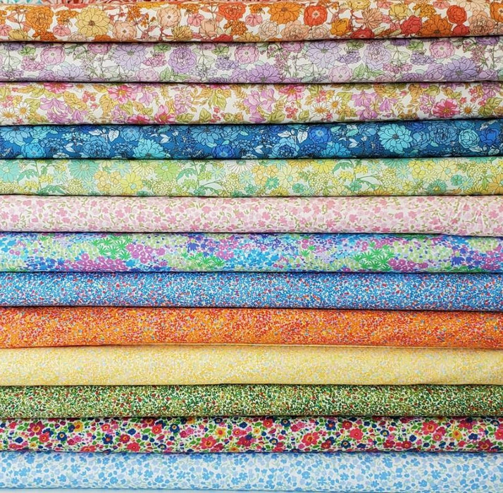 Robert Kaufman London Calling Cotton Lawn - Blue Jay