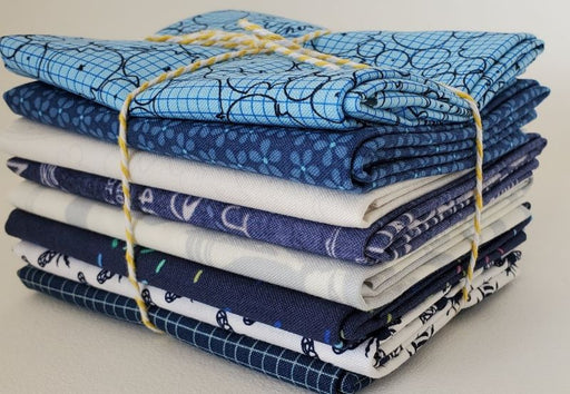 Staff Picks Bundle - 8 Fat Quarters - Navy Seal