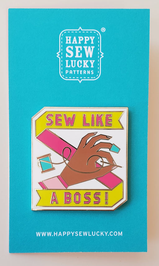 Happy Sew Lucky Pins - Sew Like A Boss