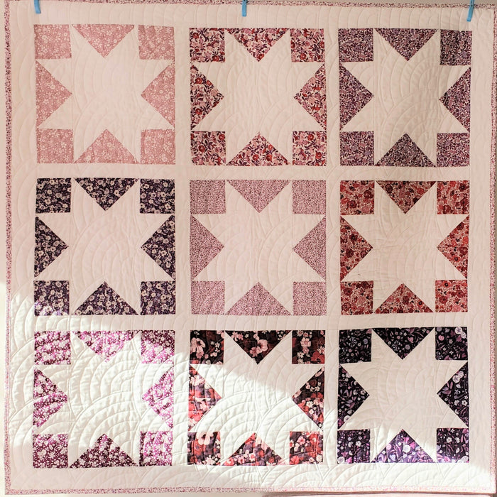 Inside Out Star Quilt Kit - Choose your fabric