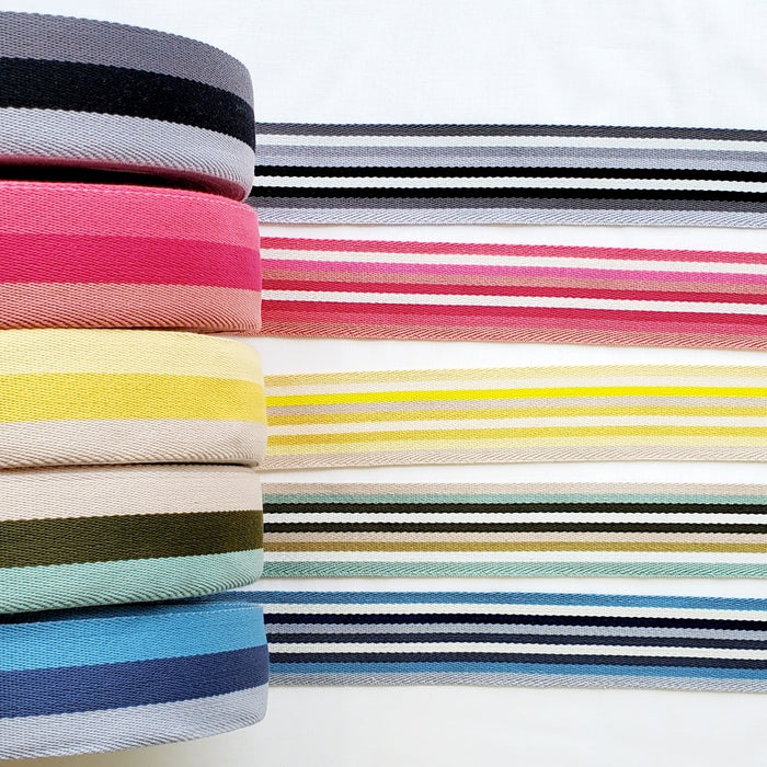 Two Sided Webbing - 40mm - Choose your colour
