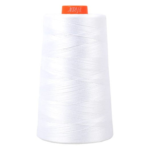 Aurifil Thread - 50wt 100% cotton - colour 2024 White - CONE 6452 yards