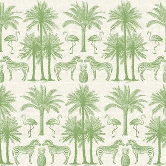 Fern Garden by Makower - Palm in Green