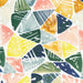 Field and Sky Organic Cotton Sateen by Yao Cheng - Emerald Triangles