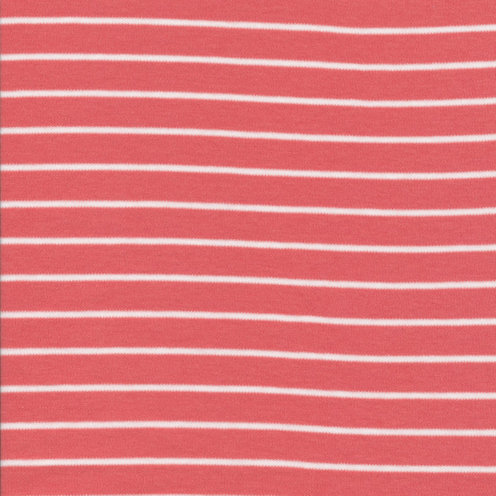 Cloud 9 Organic Cotton KNITS - Stripes Red/White