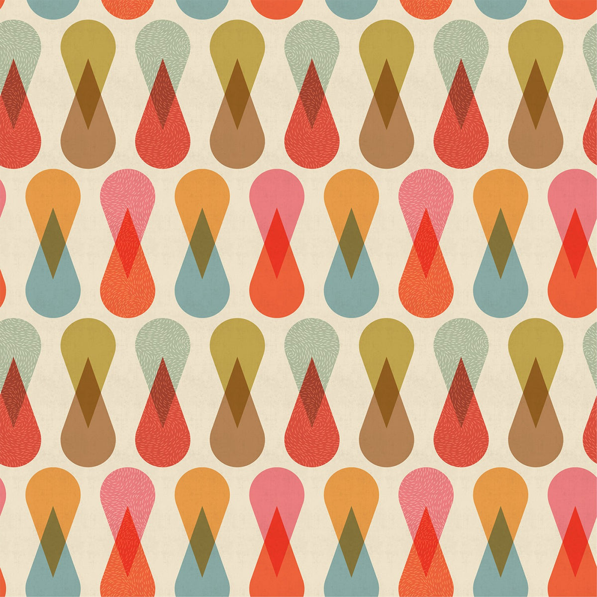 Dandelion Fabric Co - Retro Life - Drops — Fabric Spark