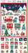 Makower Santa Express Advent Calendar Panel