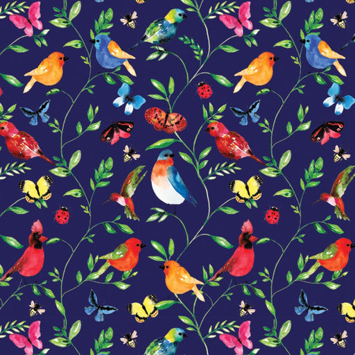 Camelot fabrics - Botanical in Navy