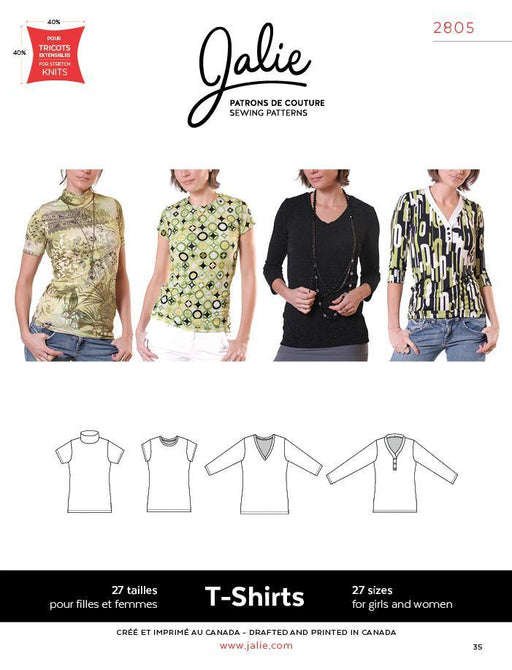 Jalie Women's T-Shirts Pattern