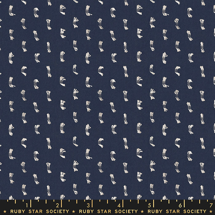 Alexia Abegg for Ruby Star Society - Warp and Weft Flicker in Navy