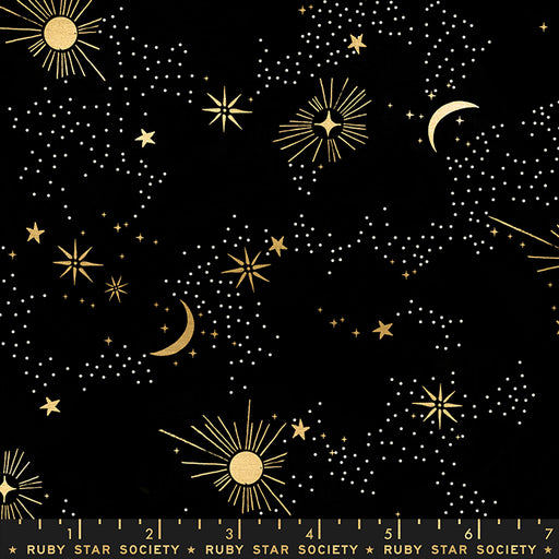 Florida by Sarah Watts - Cosmos in Black - Metallic