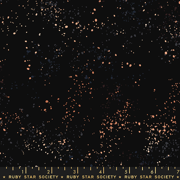 Speckled 108" Quilt Back by Rashida Coleman-Hale - Black
