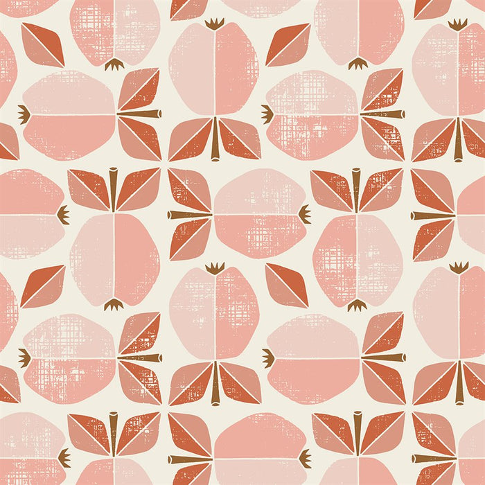 Loes van Ooosten for Cotton + Steel - Under The Apple Tree - Apple in Candy Apple Red