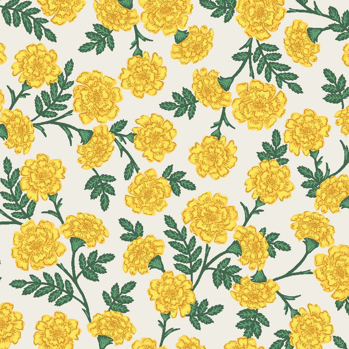 Bramble by Rifle Paper Company - Dianthus in Yellow