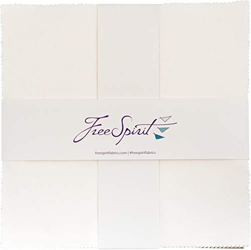 Free Spirit Solids Arctic White - 10" layer cake