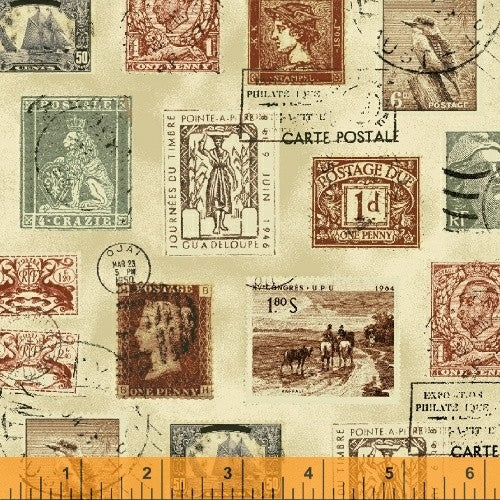 Longfellow Stamps Cream