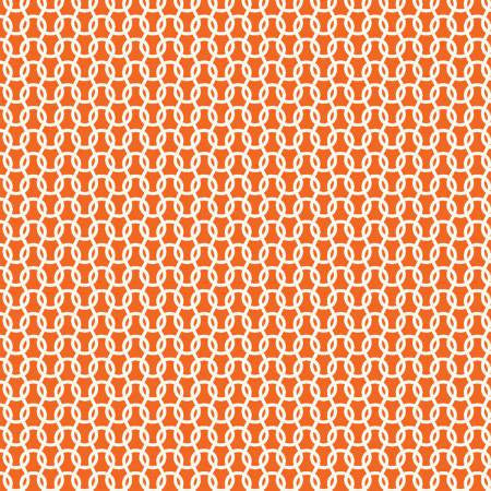 Uppercase Fabric by Janine Vangool Orange Knitted