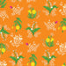 Heather Ross 20th Anniversary Collection - Orange Bouquet