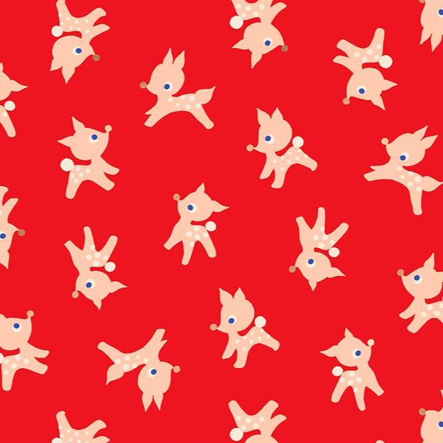 Ruby Star Society Jolly Darlings - Little Deer in Dark Ruby Metallic