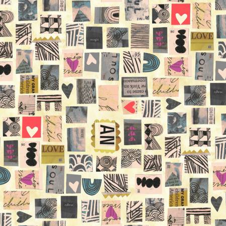 Carrie Bloomston Wish - Old Paper Postage Stamps