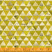 Carrie Bloomston Wish - Olive Oil Collaged Triangles with Metallic