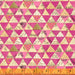 Carrie Bloomston Wish - Collaged Triangles in Hot PInk